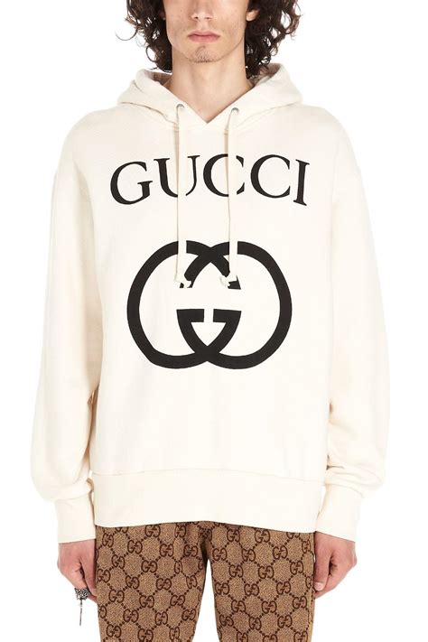 white gucci hoodie mens price|white gucci hoodie for kids.